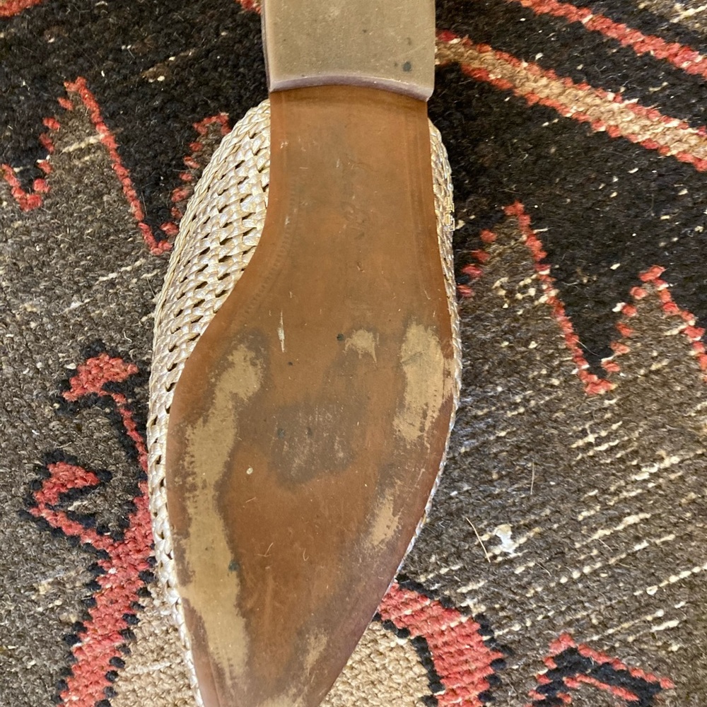 Sam Edelman Gold Woven Mules- $35 - Picture 6 of 7